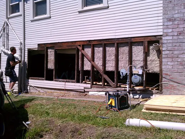 Rotted lower siding removed from the Rio Vista home