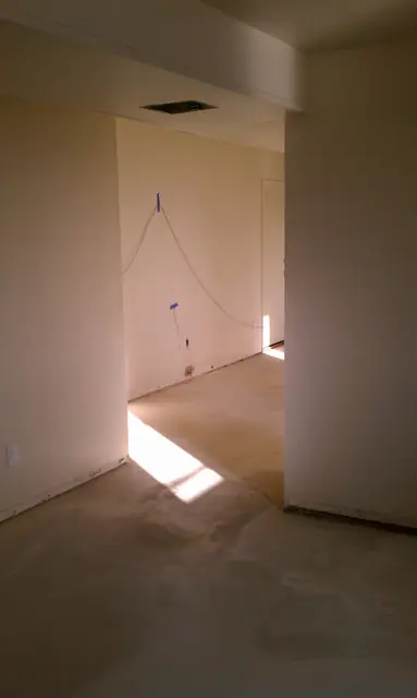 Office room being prepared for a new tenant in San Leandro